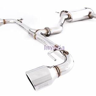 Invidia Q300 Turbo Back Exhaust w/Ti Tips - VW Golf GTI Mk6