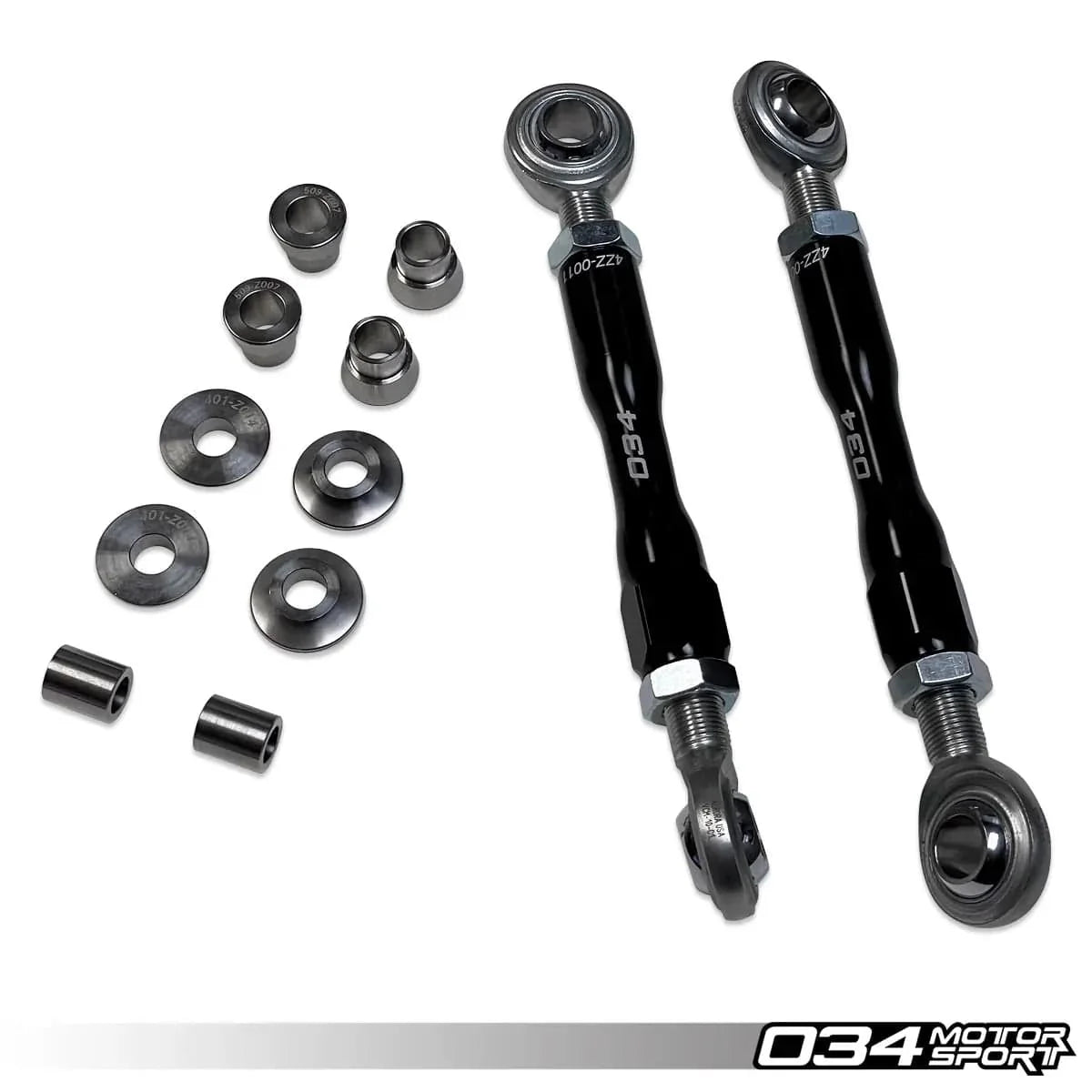 034-402-1017 - 034Motorsport Dynamic+ Adjustable Sway Bar Package, Gen 1 & Gen 1.5 Audi R8 (4.2 V8 & 5.2 V10)