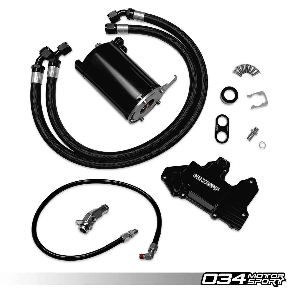 034 Motorsport - Stage 2 Billet Catch Can Kit - Audi  8V A3 & Volkswagen MK7 GTI - 034-101-1019