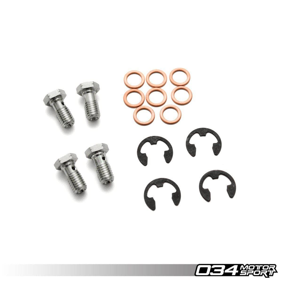 034-303-0017 STAINLESS STEEL BRAIDED BRAKE LINE KIT, 8P AUDI A3 & MKVI VOLKSWAGEN GOLF/RABBIT/GTI/JETTA/GLI W/ BOSCH CALIPERS