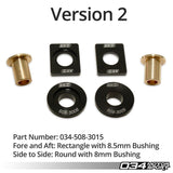 034 Billet Solid Manual Shifter Bushing Kit - 034-MT-SSBK