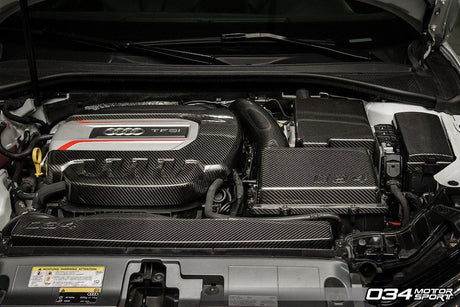 034 - Carbon Fibre Engine Cover, Battery Cover & Fuse Box Cover - Audi 8V S3 - 034-1ZZ-1000