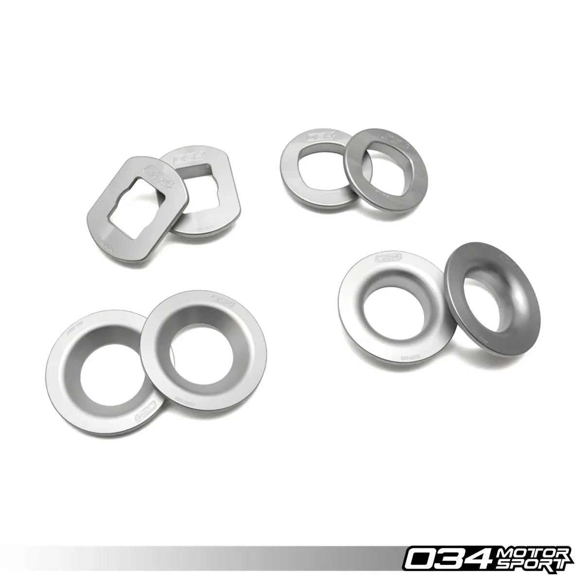 034 Motorsport - Billet Aluminium Rear Subframe Mount Insert Kit - BMW E80/E90 Chassis