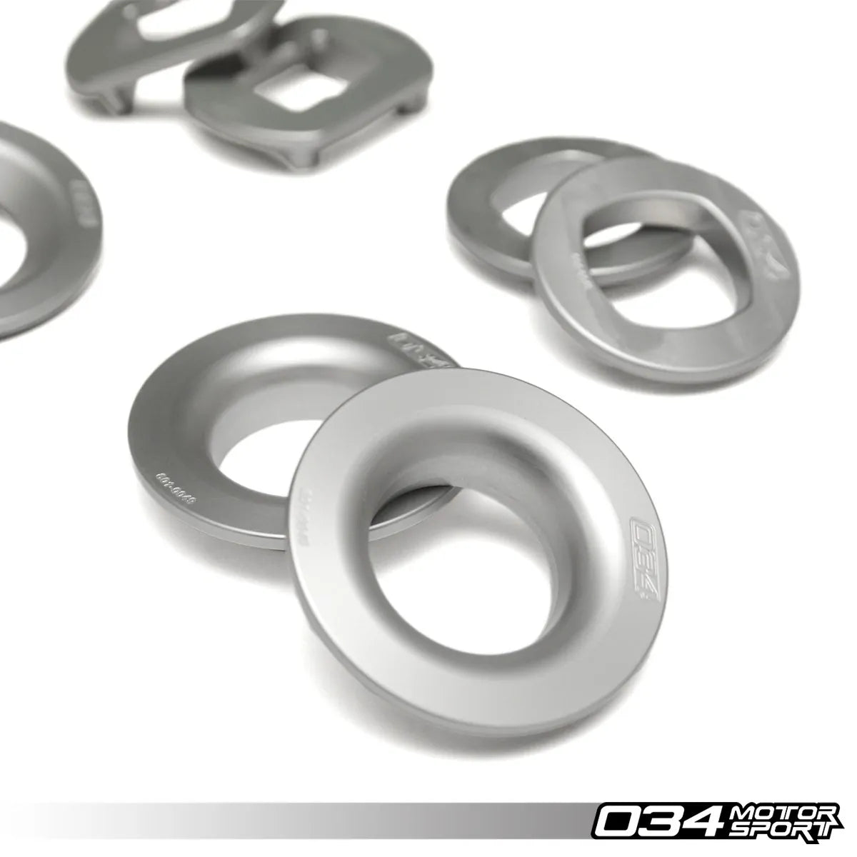 034 Motorsport - Billet Aluminium Rear Subframe Mount Insert Kit - BMW E80/E90 Chassis