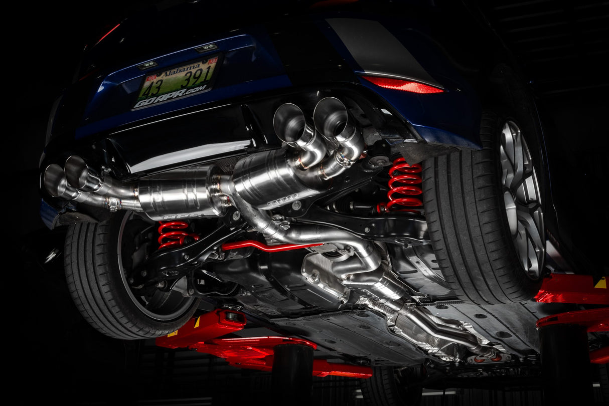 APR GOLF MK7 R Catback System - UPDATED HELMHOLTZ CHAMBER image 1