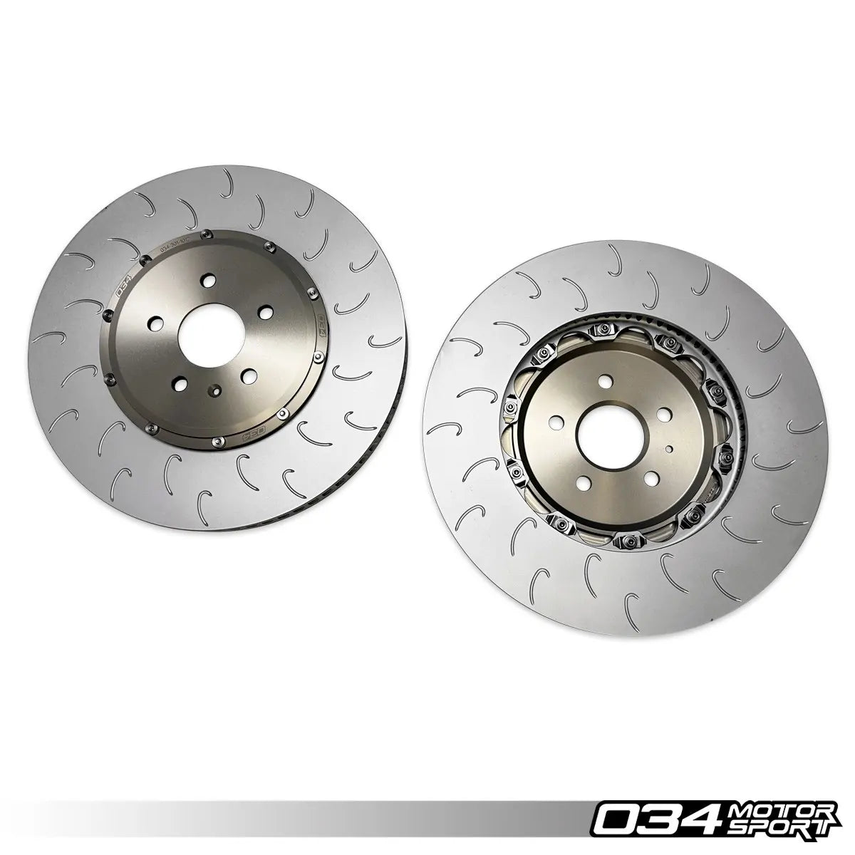 034 Motorsport - Volkswagen Golf MK8R & Audi 8Y S3 2-Piece Floating Front Brake Rotor 375mm Upgrade - 034-301-1012