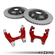 034 Motorsport - Volkswagen & Audi MQB 350 MM Rear Brake Rotor Upgrade - 034-301-2004 - RED Wheels and Braking 034Motorsport 