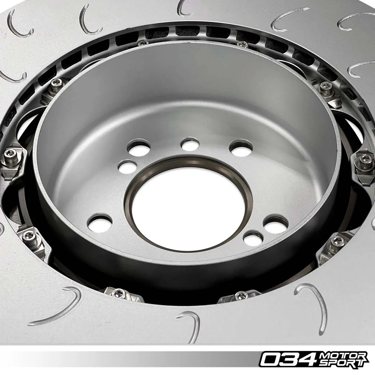 034 Motorsport - 2-Piece Floating Rear Brake Rotor Upgrade Kit - BMW F80 M2/M3/M4