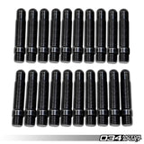 034-604-6004-20 - 034Motorsport Bullet Nose Stud & Cone Seat Nuts (20 Pack) 55 M