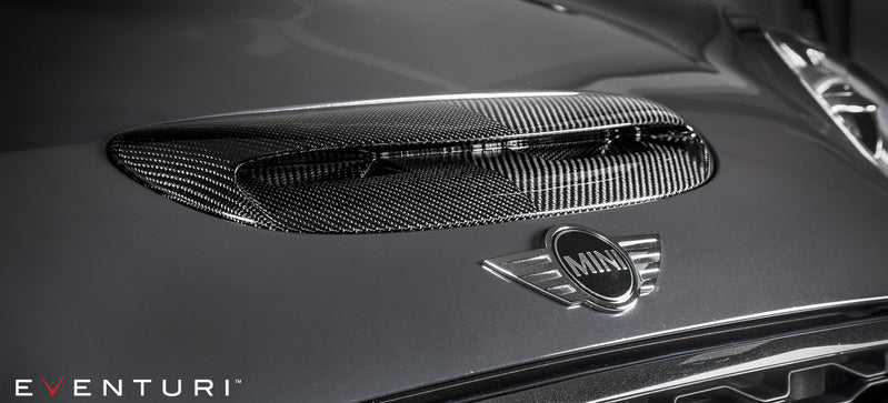 Eventuri Mini Cooper S / JCW Facelift Plastic intake with Carbon Scoop image 1