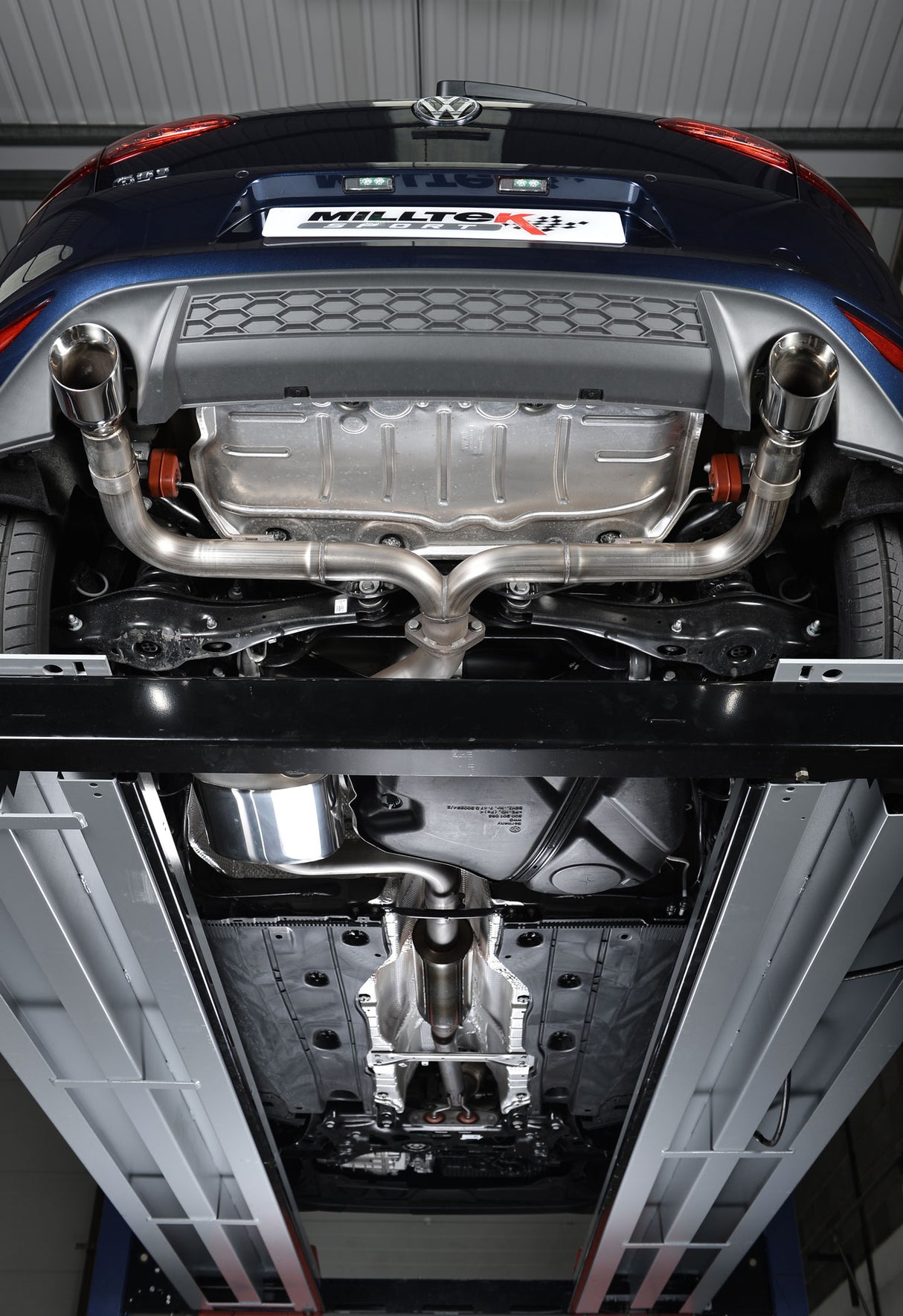 MILLTEK Cat-back – Golf MK7 Gti, US-Version, Titanium Tips [SSXVW274]