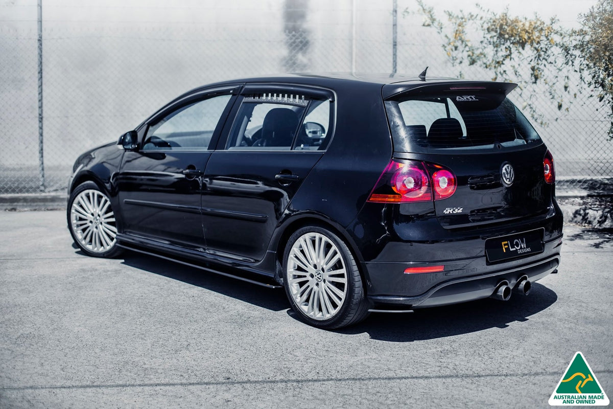 Border Racing R32 Rear Spats Buy VW MK5 Golf R32 Rear Spats Online | Flow Designs Australia ...