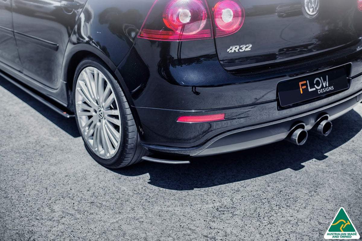 Border Racing R32 Rear Spats Buy VW MK5 Golf R32 Rear Spats Online | Flow Designs Australia ...