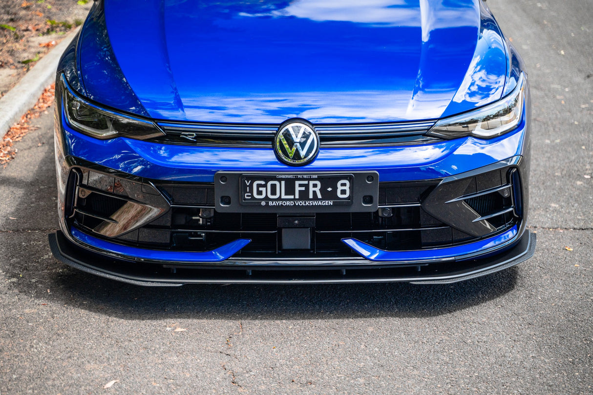 MK8.5 Golf R Chassis Mounted Front Lip Splitter