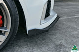 RS3 8V Sedan Facelift Front Lip Splitter & Stainless Steel Mounting Brace