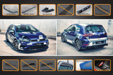 MK7.5 Golf R Full Lip Splitter Set with Flow-Lock Rear Diffuser