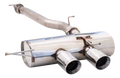 VW GOLF R MK6 Varex Valved Cat Back Exhaust System