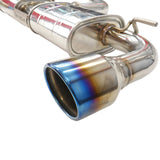 Invidia R400 "Signature Edition" Cat Back Exhaust w/Round Black Tips - VW Golf GTI Mk8