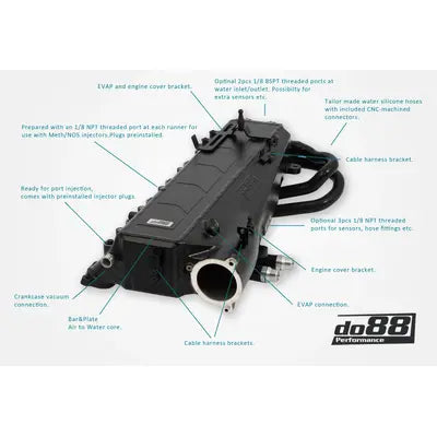 do88 Charge Cooler Manifold, BMW G-Series (B58) & Toyota GR Supra A90