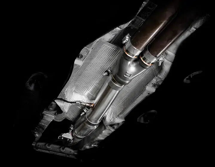 INTERGRATED ENGINEERING IE Y-Pipe Adapter Kit For 8V RS3 Exhaust Systems | Used to adapt to stock downpipe/catback