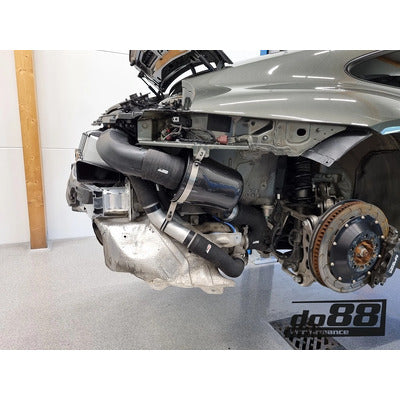 do88 Porsche 911 Carrera (992) Induction system, 66mm outl, with Turbo inlet hoses - LF-160-ST-66-212