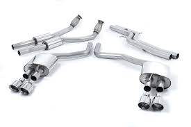 MILLTEK Cat-back – Audi S6 4.0 TFSI C7, Non-resonated (louder) [SSXAU331]