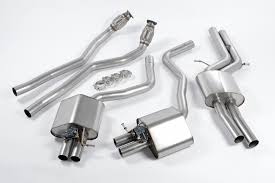 MILLTEK Cat-back – Audi S6 4.0 TFSI C7, Non-resonated (louder), Titanium tips [SSXAU445]