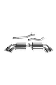MILLTEK Cat-back – Audi TT Mk2 TTS quattro, Non-resonated (louder) [SSXAU292]
