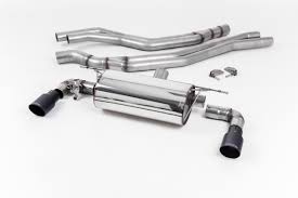 MILLTEK Cat-back – BMW M140i 3/5 Door (F20/F21 LCI), Race, Non-Resonated, Carbon Jet 90 Trims [SSXBM1045]