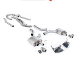 MILLTEK Cat Back System including Signature Series Titanium Audi RS6/RS7 C8 4.0 V8 bi-Turbo