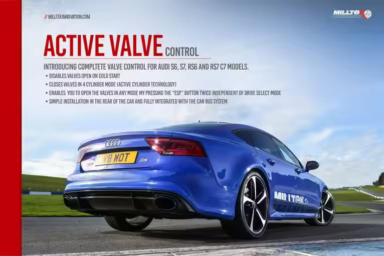 MILLTEK Active Valve Control – Audi S4/S5 B9/New SQ5 [SSXAU677]
