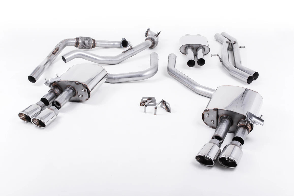 MILLTEK Cat-back – Audi S5 Sportback 3.0 TFSI quattro, ValveSonic Electronic Valved System [SSXAU402]