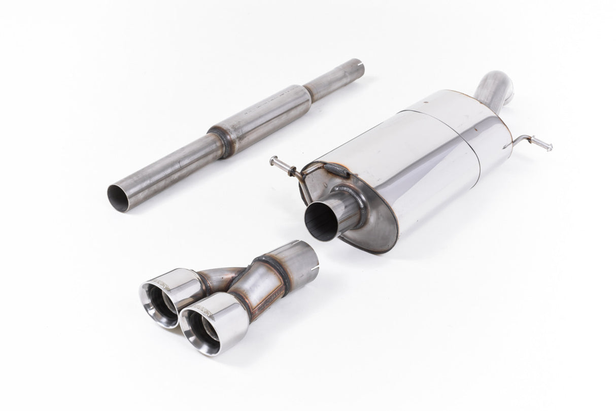 Milltek Sport Cat-Back – VW Polo GTI 1.8 TSI, Non-Resonated (Louder), Twin Polished Tips [SSXVW415]