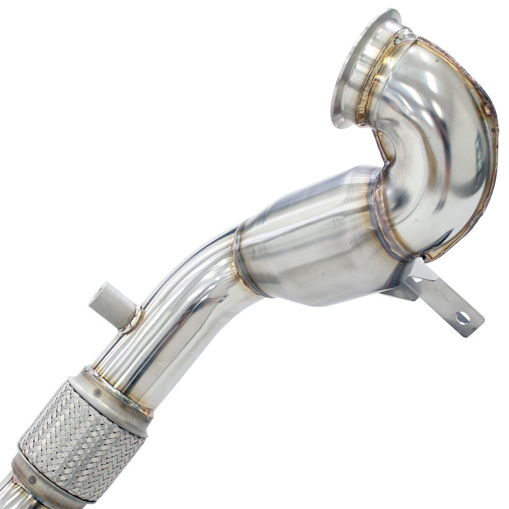 Invidia R400 Valved Turbo Back Exhaust w/Round Ti Tips - VW Golf R Mk7.5