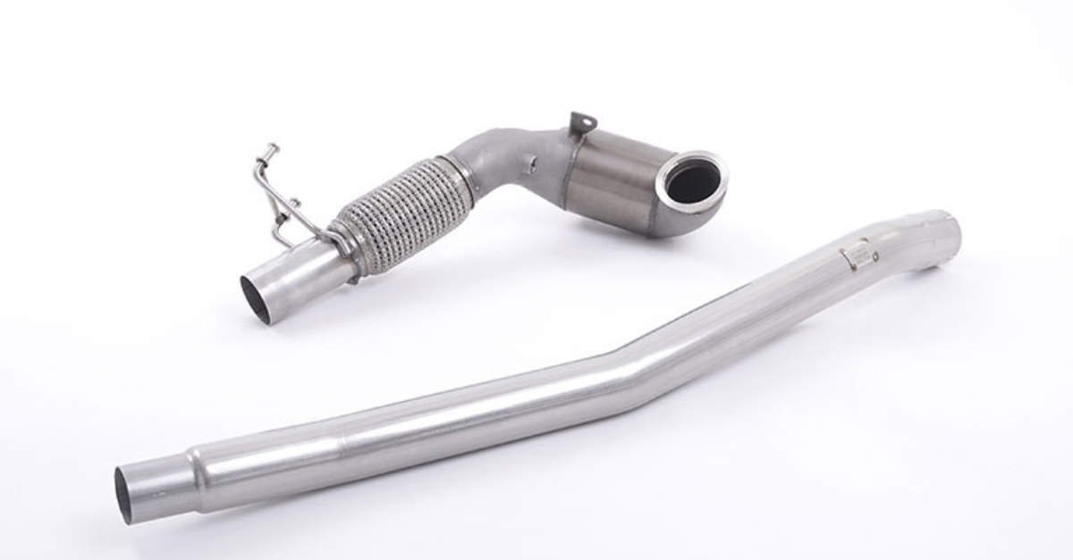 Milltek Sport Cast Catted Downpipe – VW MK7 Golf R/8V S3, For Milltek Sport Exhaust [SSXVW387]
