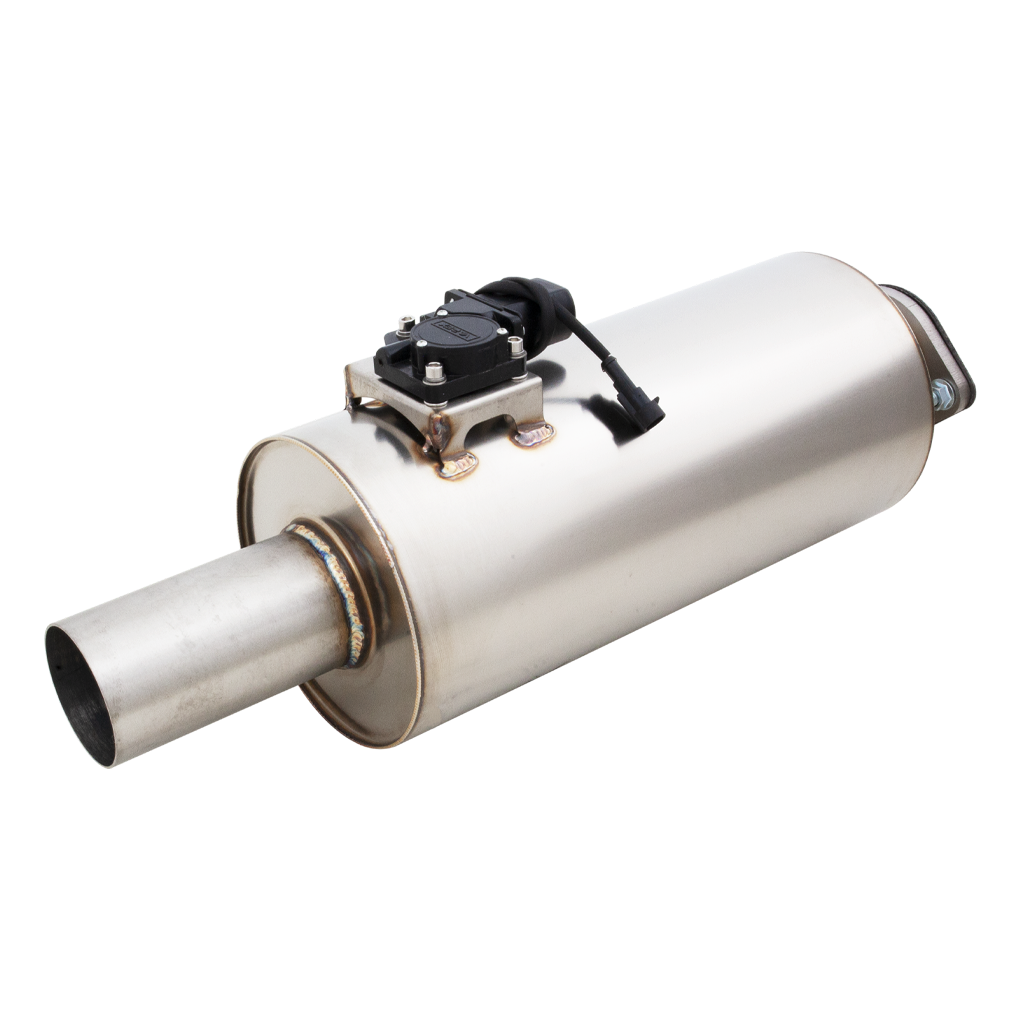 2.5Inch Inlet 6.5Inch Round Varex Muffler