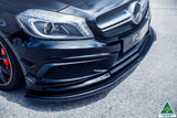 A45 AMG W176 (PFL) Front Lip Splitter Extensions (Pair)