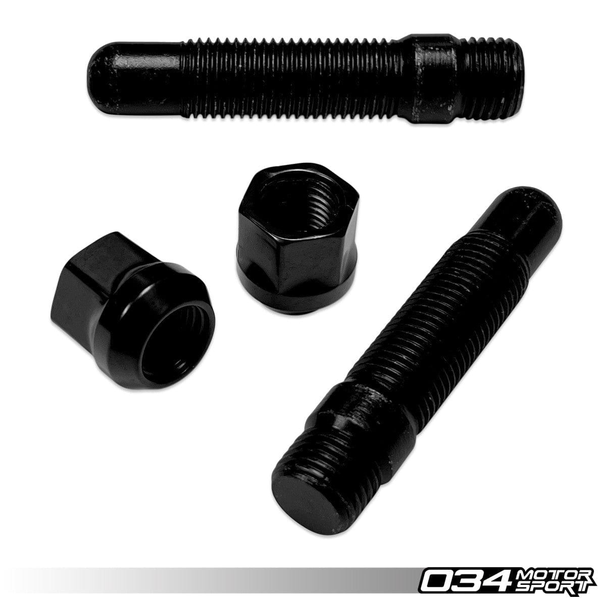 034-604-6006-20 - 034Motorsport Bullet Nose Stud & Cone Seat Nuts (20 Pack) 75 MM