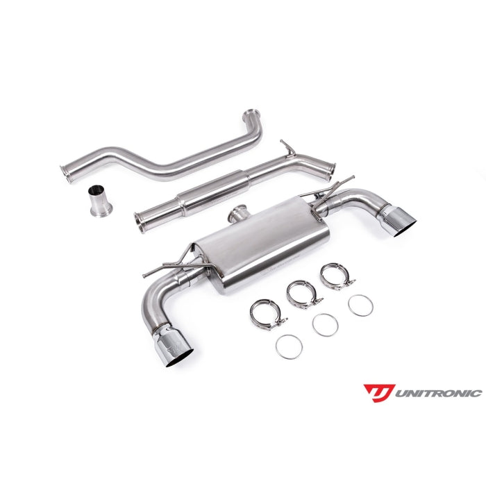 Unitronic Cat-Back for MK7 & MK7.5 GTI, Chrome Tips
