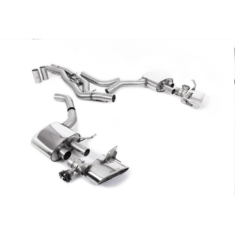 MILLTEK Cat Back System (Twin 80mm) Audi RS6/RS7 C8 4.0 V8 bi-Turbo in Performance Edition