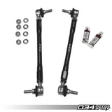 034 Motorsport - Dynamic+ Billet Adjustable Front Sway Bar End Links - BMW E8X & E9X (Non-M)