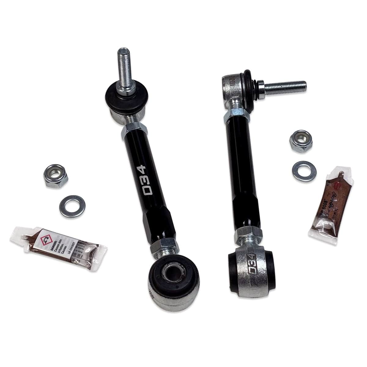 034 Motorsport - Dynamic+ Billet Adjustable Front Sway Bar Ends Links  - Audi B8/B9 A4/S4/A5/S5/RS5/SQ5 & Audi C7/C8 A6/A7/S6/S7 - 034-402-4033.